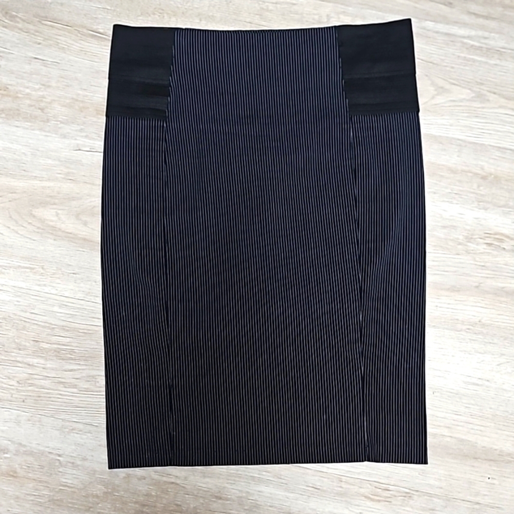 ✨️Pretty Slip On Striped Pencil Skirt with Wide Elastic on Sides of the Waist